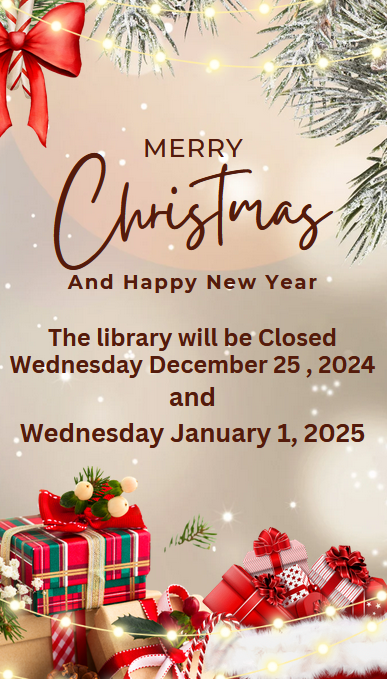 Library Holiday Hours: