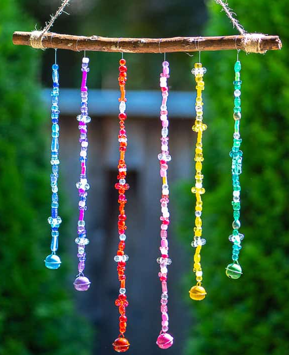 beaded wind chime